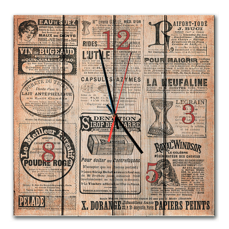 Часы OLD NEWSPAPER Часы OLD NEWSPAPER в Барнауле | Loft Concept