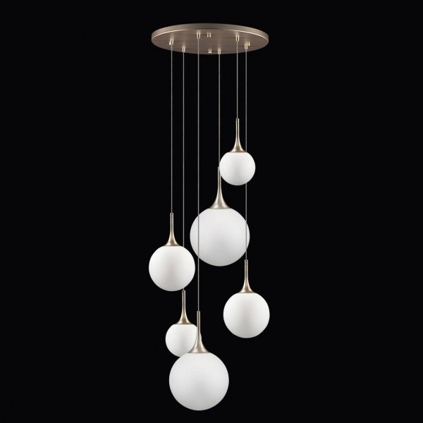 Люстра Whitley Chandelier Round 6 Глянцевое золото Люстра Whitley Chandelier Round 6 Глянцевое золото в Барнауле | Loft Concept
