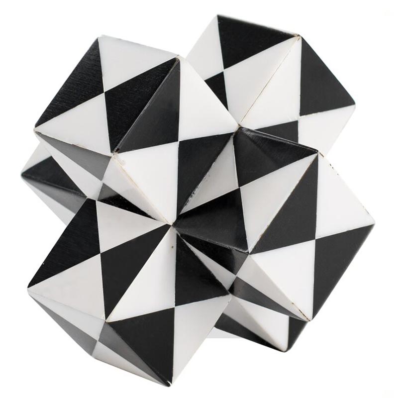 Статуэтка Geometric Figure black and white Черный Белый Статуэтка Geometric Figure black and white Черный Белый в Барнауле | Loft Concept