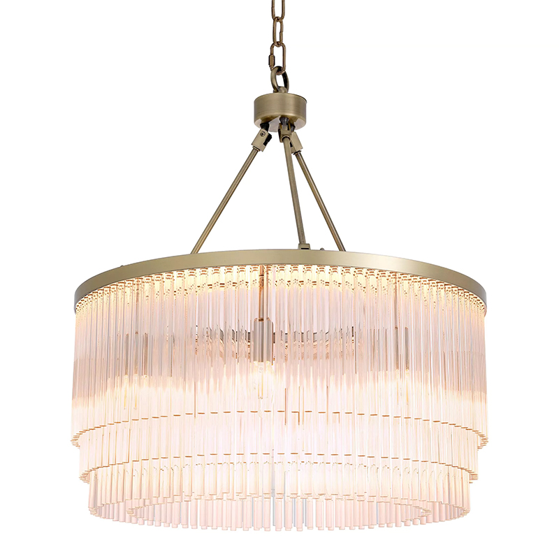 Люстра Eichholtz Hector S Brass Латунь Прозрачное Стекло Люстра Eichholtz Hector S Brass Латунь Прозрачное Стекло в Барнауле | Loft Concept