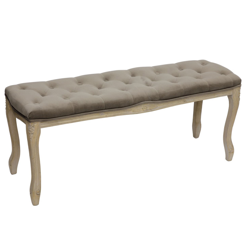 Банкетка French Provence Farmhouse Bench grey Бежево-серый Банкетка French Provence Farmhouse Bench grey Бежево-серый в Барнауле | Loft Concept