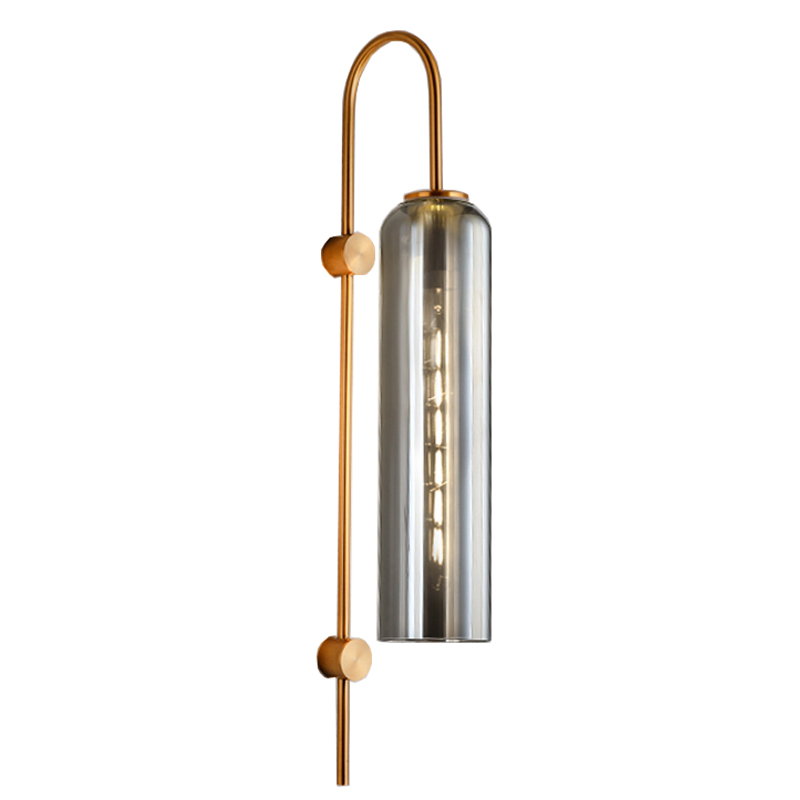 Бра ARTICOLO float Wall Sconce Gray Глянцевое золото Серый Бра ARTICOLO float Wall Sconce Gray Глянцевое золото Серый в Барнауле | Loft Concept