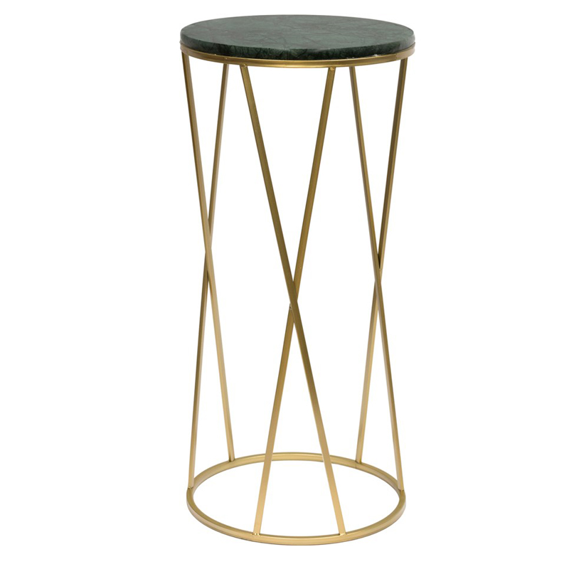 Подставка Geometry Stand Marble зеленый мрамор Малахит (зеленый) Золотой Подставка Geometry Stand Marble зеленый мрамор Малахит (зеленый) Золотой в Барнауле | Loft Concept