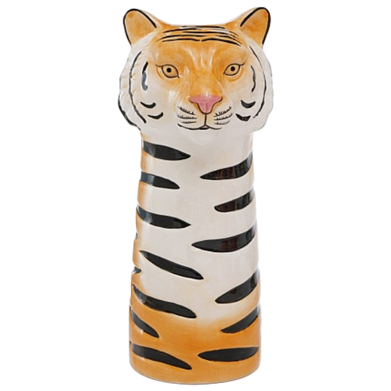 Ваза Tiger Vase Оранжевый Белый Черный Розовый пастельный Ваза Tiger Vase Оранжевый Белый Черный Розовый пастельный в Барнауле | Loft Concept