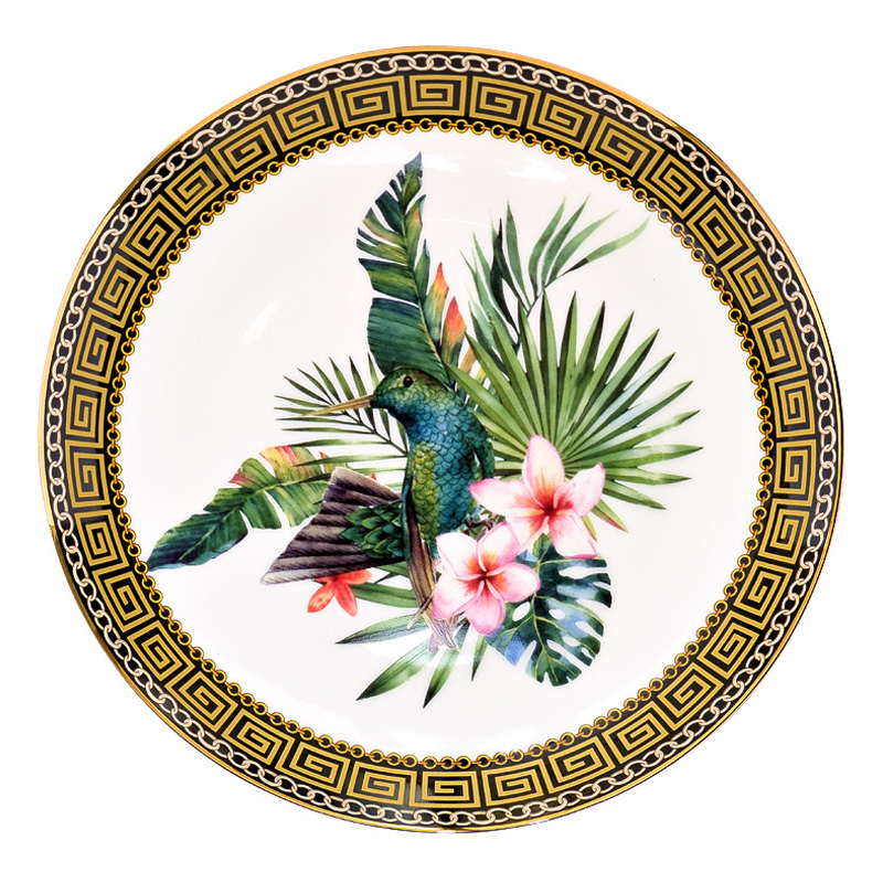 Тарелка TROPICS Pattern Colibri Мульти Тарелка TROPICS Pattern Colibri Мульти в Барнауле | Loft Concept