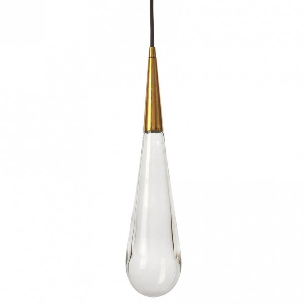 Подвесной светильник Pour Lights by Design Haus Liberty Латунь Прозрачный Подвесной светильник Pour Lights by Design Haus Liberty Латунь Прозрачный в Барнауле | Loft Concept