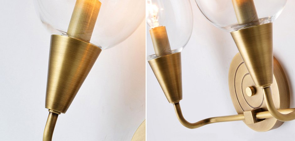 Бра VIOLA WALL Clear Lamp Double Бра VIOLA WALL Clear Lamp Double - Loft-Concept в Барнауле