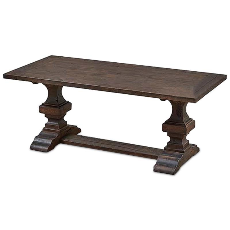 Обеденный стол Theseus Dinner Table Коричневый Обеденный стол Theseus Dinner Table Коричневый в Барнауле | Loft Concept
