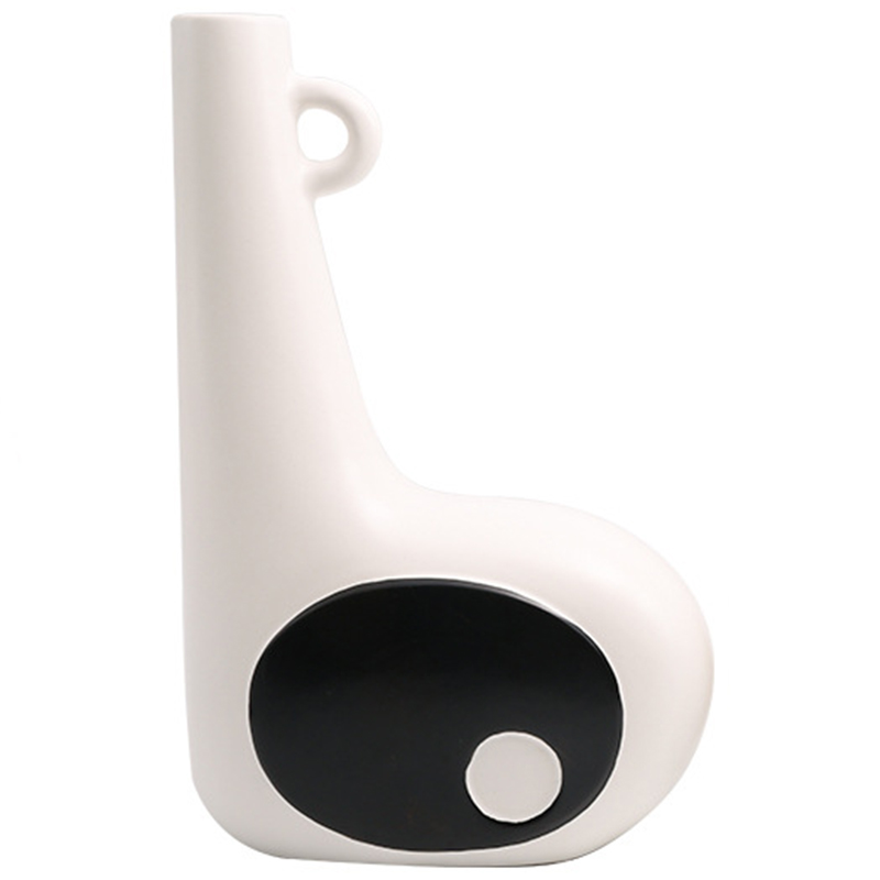 Ваза Molecule Collection Mikio Vase Белый Черный Ваза Molecule Collection Mikio Vase Белый Черный в Барнауле | Loft Concept