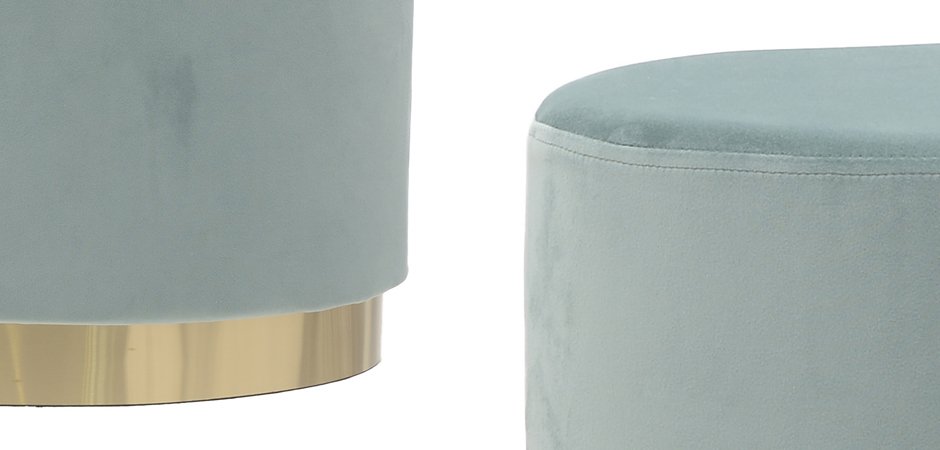 Пуф Golden Belt Turquoise Pastel Пуф Golden Belt Turquoise Pastel - Loft-Concept в Барнауле