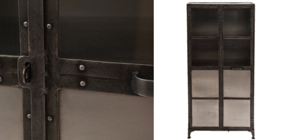 Буфет Industrial Steampunk Nickel Cabinet Буфет Industrial Steampunk Nickel Cabinet - Loft-Concept в Барнауле