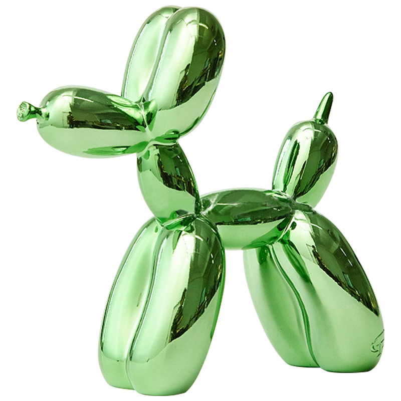 Статуэтка Jeff Koons Balloon Dog Chrome Green Зеленый Статуэтка Jeff Koons Balloon Dog Chrome Green Зеленый в Барнауле | Loft Concept