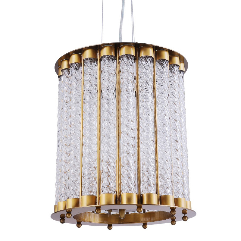 Люстра Lantern Tiziano Chandelier bronze D25 Бронза Прозрачное Стекло Люстра Lantern Tiziano Chandelier bronze D25 Бронза Прозрачное Стекло в Барнауле | Loft Concept