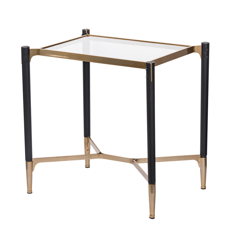 Приставной столик Black & Gold Table Черный матовое золото Приставной столик Black & Gold Table Черный матовое золото в Барнауле | Loft Concept