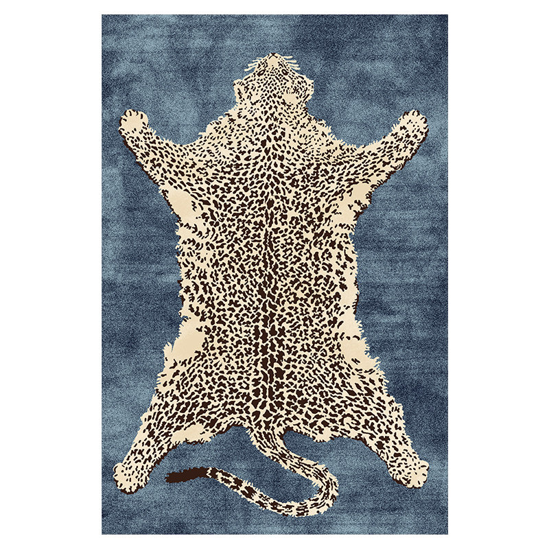 Ковер Colored Beasts blue Черно-белый Синий Ковер Colored Beasts blue Черно-белый Синий в Барнауле | Loft Concept