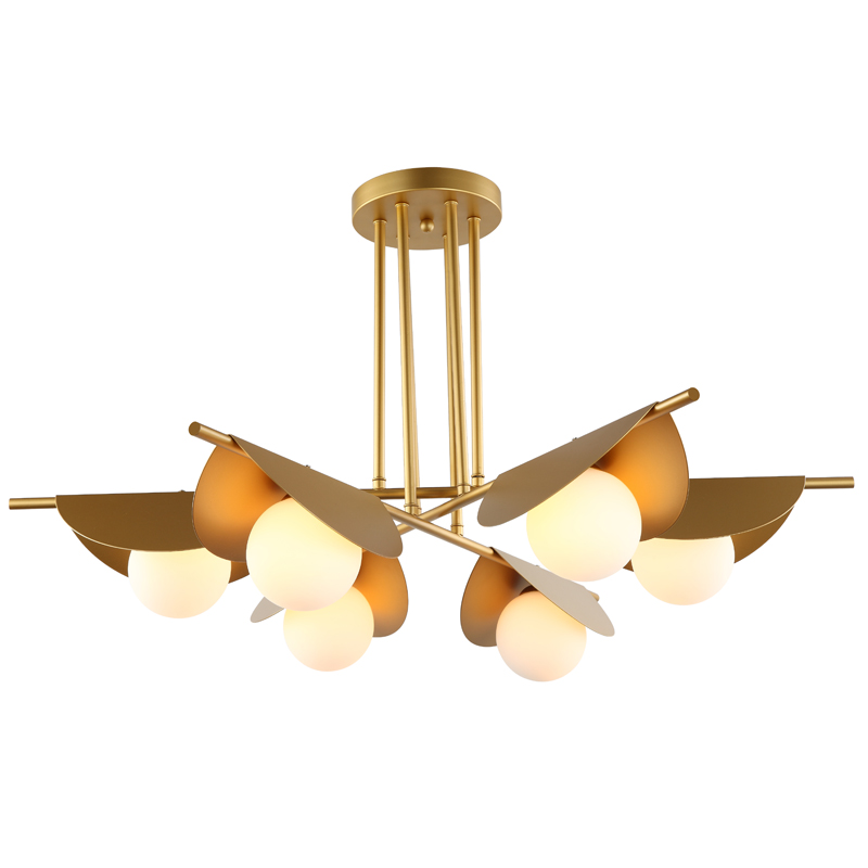 Люстра Pascal Chandelier Золотой Белый Люстра Pascal Chandelier Золотой Белый в Барнауле | Loft Concept