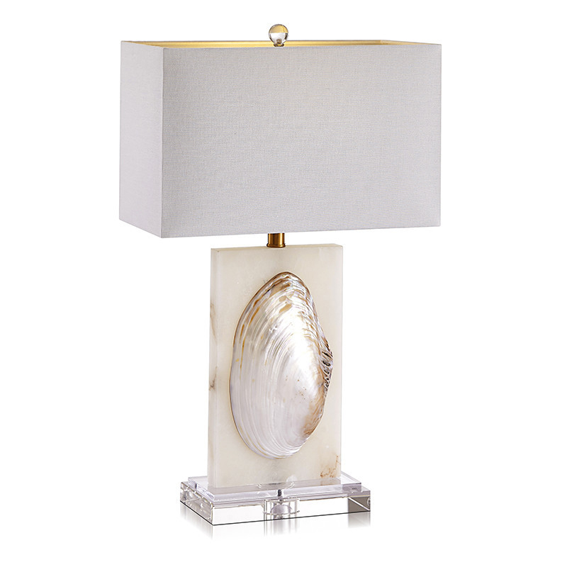 Настольная лампа Mother of Pearl Sink Перламутровый Белый Настольная лампа Mother of Pearl Sink Перламутровый Белый в Барнауле | Loft Concept