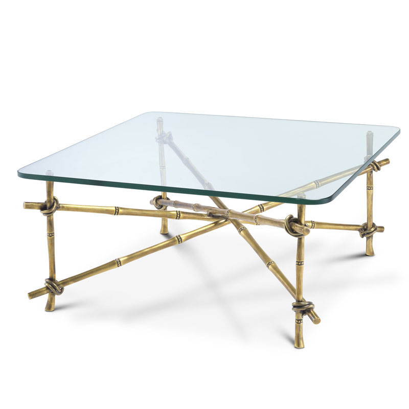 Кофейный стол Eichholtz COFFEE TABLE KAHALA Винтажная латунь Кофейный стол Eichholtz COFFEE TABLE KAHALA Винтажная латунь в Барнауле | Loft Concept
