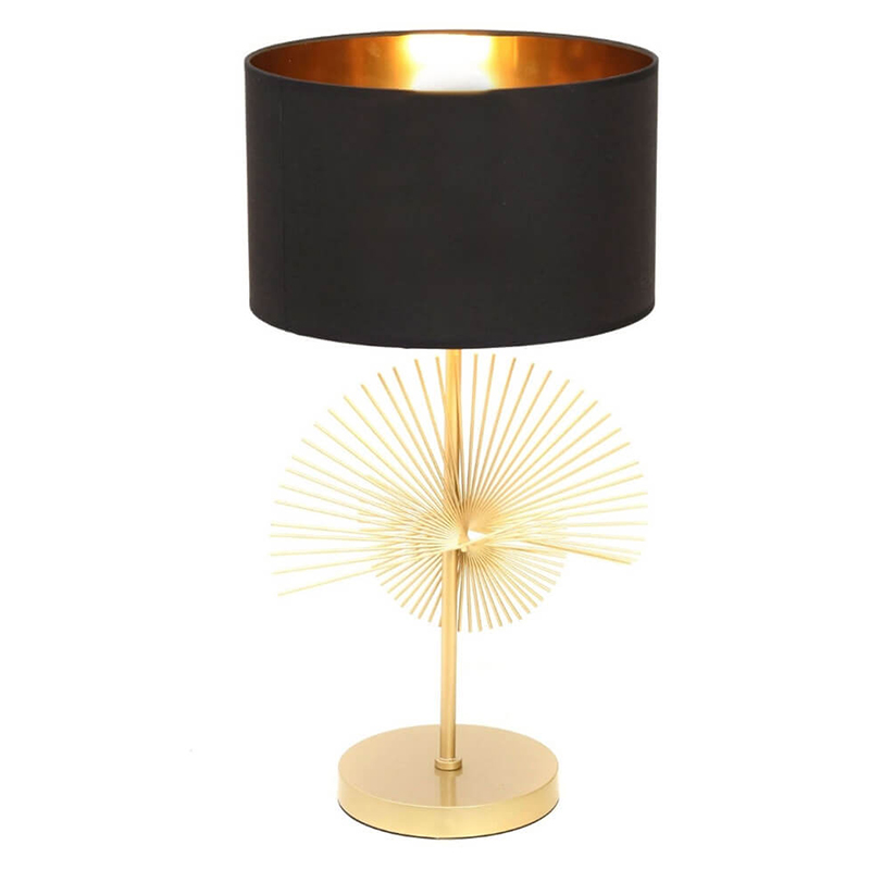Настольная лампа Genoveva Table lamp black Черный Золотой в Барнауле | Loft Concept 