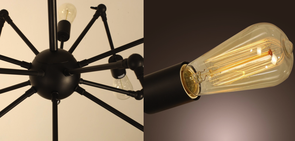 Люстра Loft Industrial Sputnik Chandelier Spider Люстра Loft Industrial Sputnik Chandelier Spider - Loft-Concept в Барнауле