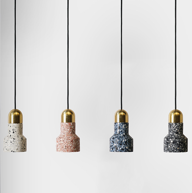 Подвесной светильник Terrazzo Light Белый Розовый пастельный Синий Графитовый Золотой Подвесной светильник Terrazzo Light Белый Розовый пастельный Синий Графитовый Золотой в Барнауле | Loft Concept
