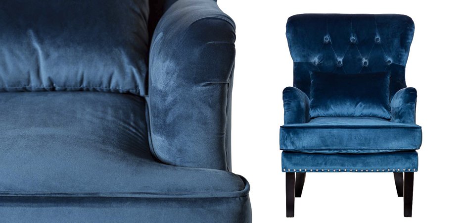 Stony Brook Chair Blue Кресло Stony Brook Chair Blue Кресло - Loft-Concept в Барнауле