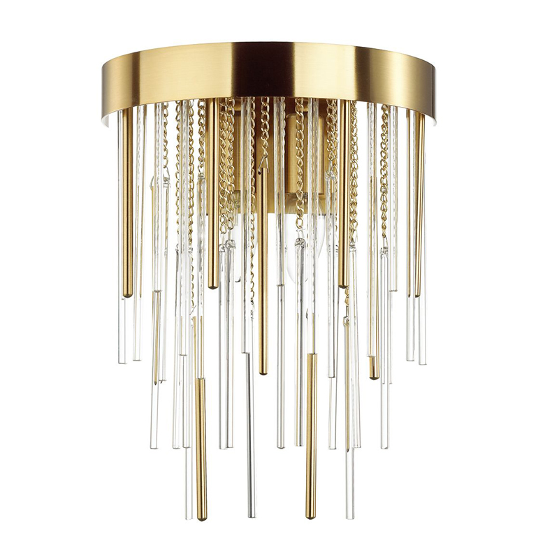 Настенный светильник Luxury Gold & Glass Stripes Золотой Настенный светильник Luxury Gold & Glass Stripes Золотой в Барнауле | Loft Concept