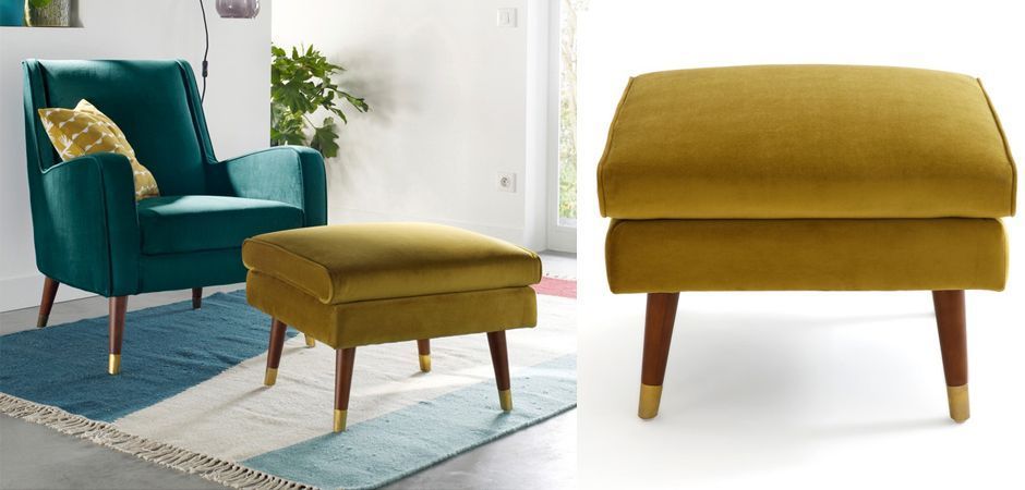Пуф Classic Furniture горчичный Пуф Classic Furniture горчичный - Loft-Concept в Барнауле