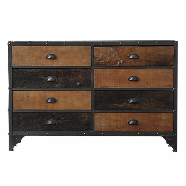 Комод в стиле Лофт Hurbor Loft Vintage Different Wood Дуб темный Комод в стиле Лофт Hurbor Loft Vintage Different Wood Дуб темный в Барнауле | Loft Concept