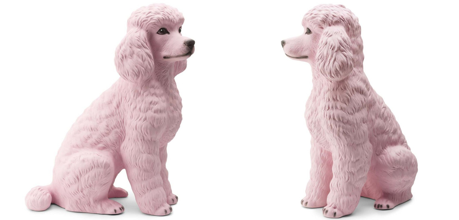 Статуэтка Abhika Poodle Bisc. Pink - фото