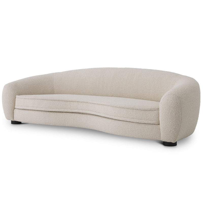 Диван Eichholtz Sofa Freud Boucle cream Кремовый Черный Диван Eichholtz Sofa Freud Boucle cream Кремовый Черный в Барнауле | Loft Concept