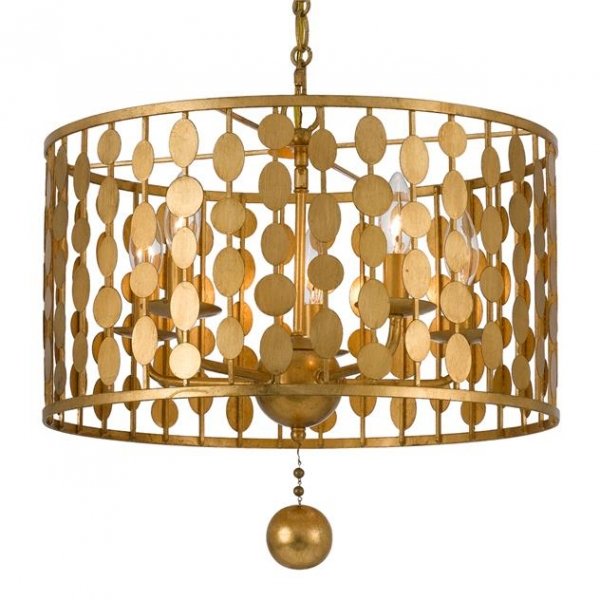 Люстра Crystorama Lighting Group Layla Light Латунь в Барнауле | Loft Concept 