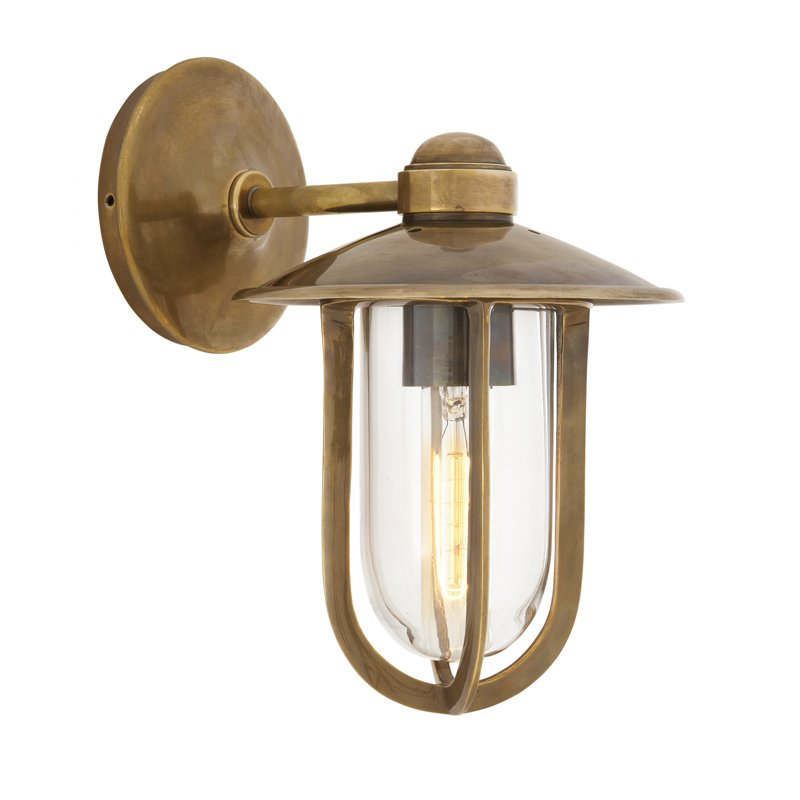 Бра Eichholtz Wall Lamp Seg Harbour Brass Латунь Античная полированная Прозрачное Стекло Бра Eichholtz Wall Lamp Seg Harbour Brass Латунь Античная полированная Прозрачное Стекло в Барнауле | Loft Concept