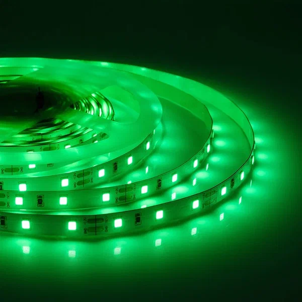 Светодиодная лента 4,8W/m 60LED/m 2835SMD зеленый 5M Белый Светодиодная лента 4,8W/m 60LED/m 2835SMD зеленый 5M Белый в Барнауле | Loft Concept