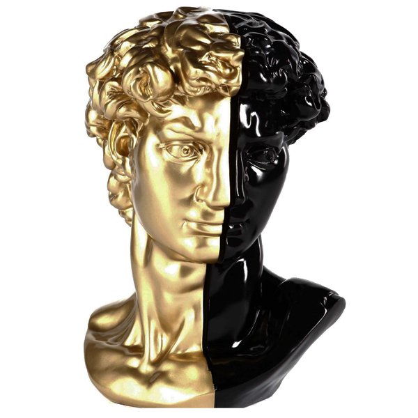 Аксессуар голова Давида Black & Gold Черный Золотой Аксессуар голова Давида Black & Gold Черный Золотой в Барнауле | Loft Concept