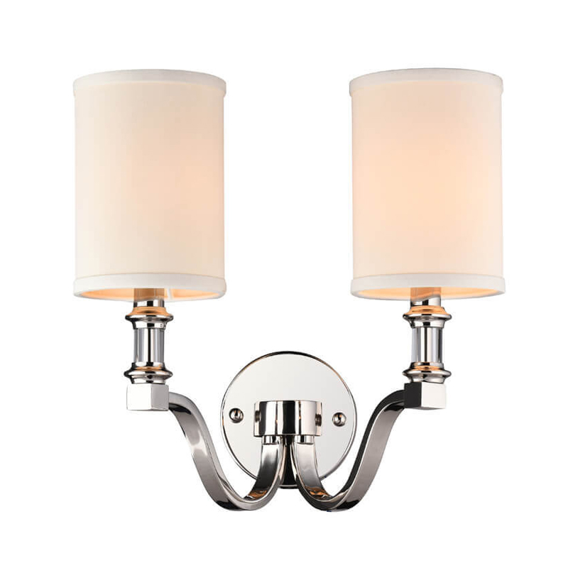 Бра Art Lamp Beige nickel 2 Никель Сатин Бежевый Бра Art Lamp Beige nickel 2 Никель Сатин Бежевый в Барнауле | Loft Concept