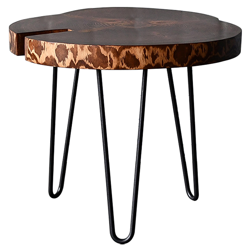 Кофейный стол Busby Industrial Metal Rust Coffee Table Коричневый Черный в Барнауле | Loft Concept 