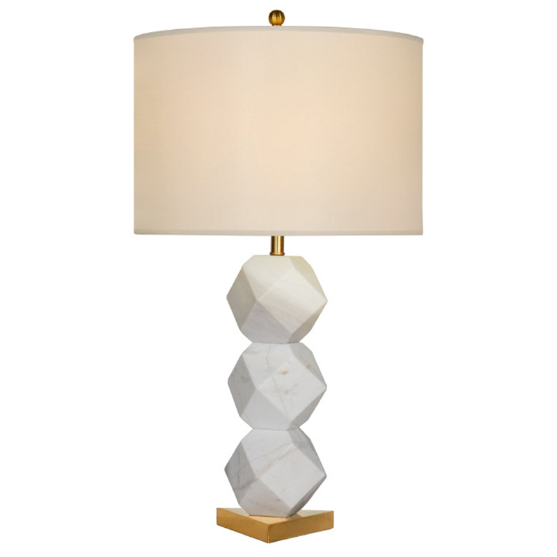 Дизайнерская настольная лампа STEELE LAMP Белый Дизайнерская настольная лампа STEELE LAMP Белый в Барнауле | Loft Concept