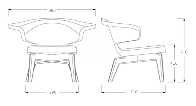 Кресло Munich Lounge Chair Кресло Munich Lounge Chair в Барнауле