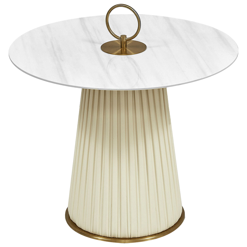 Приставной стол Orlaith White Gold Side Table Белый Золотой ivory ( слоновая кость ) Приставной стол Orlaith White Gold Side Table Белый Золотой ivory ( слоновая кость ) в Барнауле | Loft Concept