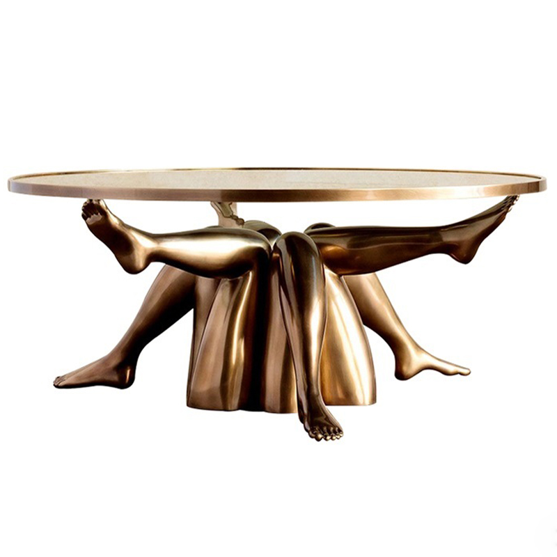 Журнальный стол дизайн Kelly Wearstler Superluxe Isadora Table Латунь Прозрачное Стекло Журнальный стол дизайн Kelly Wearstler Superluxe Isadora Table Латунь Прозрачное Стекло в Барнауле | Loft Concept