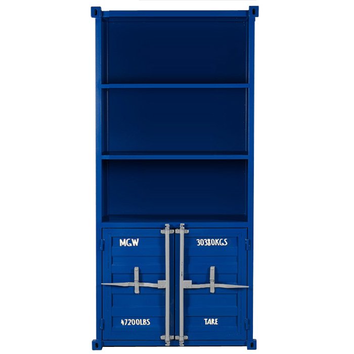 Книжный шкаф Sea Container Bookcase Blue Синий Бирюзовый Зеленый Желтый Оранжевый Красный Белый Серый Черный Книжный шкаф Sea Container Bookcase Blue Синий Бирюзовый Зеленый Желтый Оранжевый Красный Белый Серый Черный в Барнауле | Loft Concept