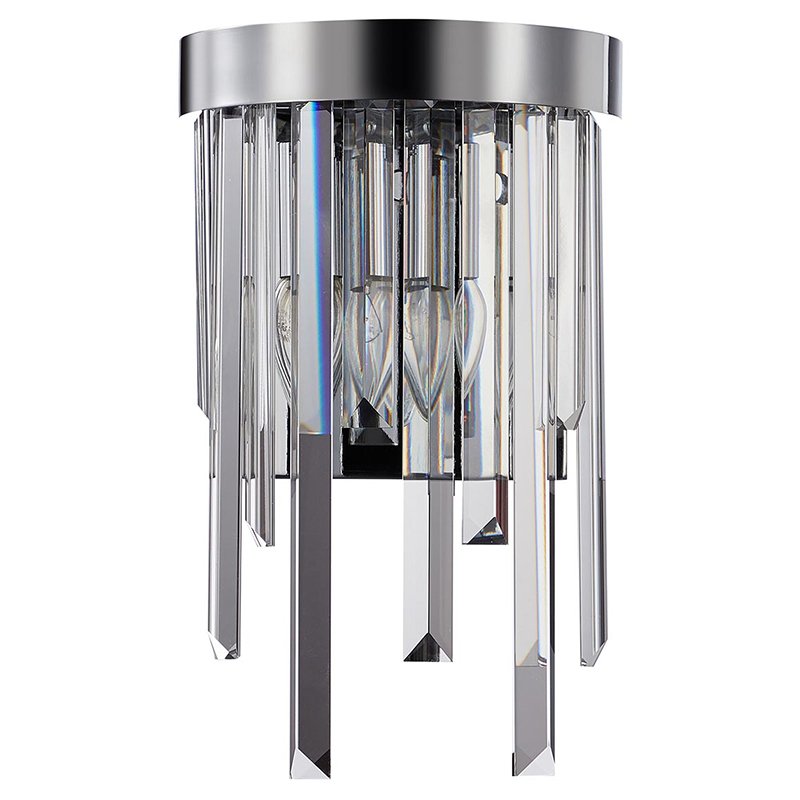 Бра Bennett Wall Lamp chrome Хром Прозрачный Бра Bennett Wall Lamp chrome Хром Прозрачный в Барнауле | Loft Concept