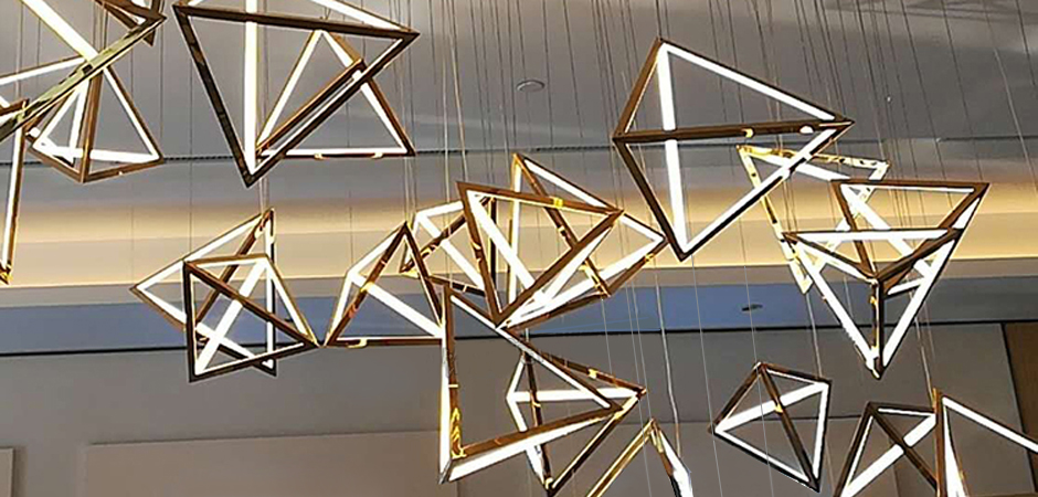 Подвесной светильник Weightless Triangles Подвесной светильник Weightless Triangles - Loft-Concept в Барнауле