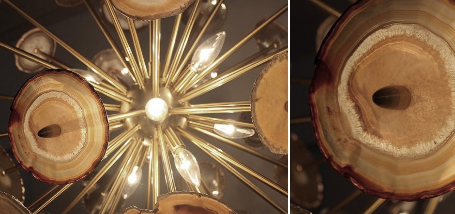 Люстра Agate Burst Chandelier Brass Люстра Agate Burst Chandelier Brass - Loft-Concept в Барнауле