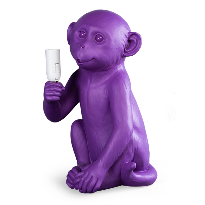 Настольная лампа Purple Monkey Фиолетовый Настольная лампа Purple Monkey Фиолетовый в Барнауле | Loft Concept