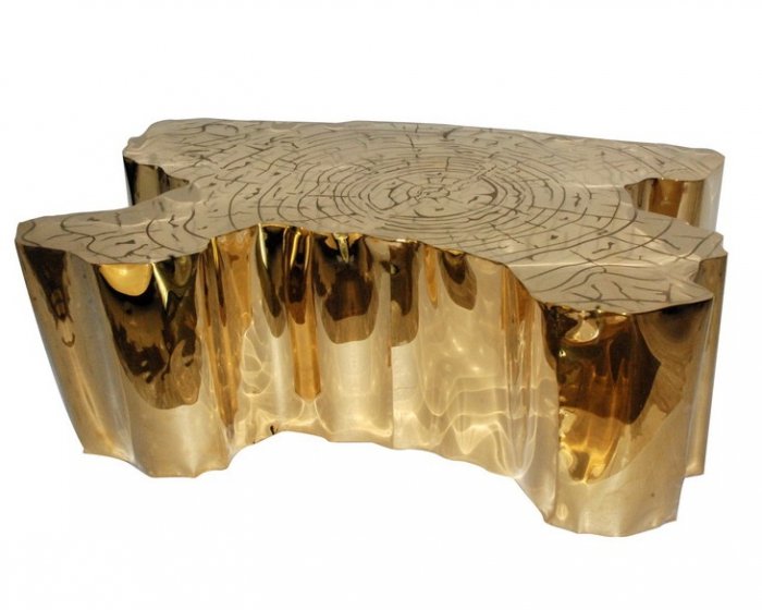 Дизайнерский кофейный стол Eden Table Золотой Дизайнерский кофейный стол Eden Table Золотой в Барнауле | Loft Concept