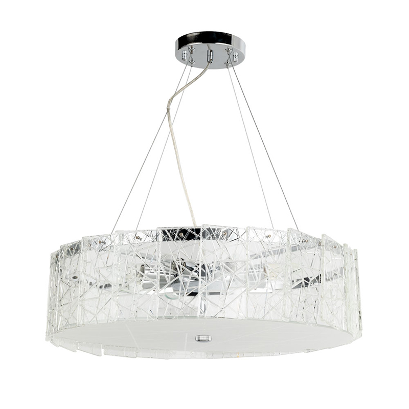 Люстра Alvaro Crystal Round Chandelier Прозрачный Хром Люстра Alvaro Crystal Round Chandelier Прозрачный Хром в Барнауле | Loft Concept