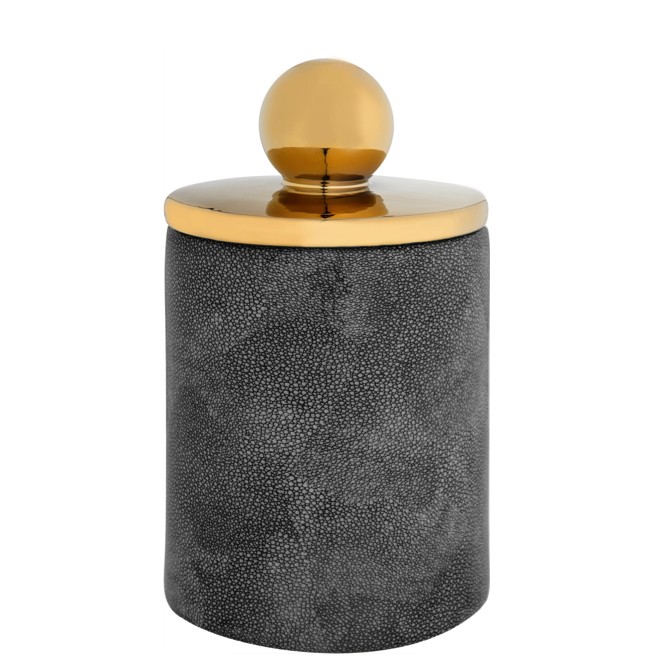 Ваза Stingray Skin vase Глянцевое золото Серый Ваза Stingray Skin vase Глянцевое золото Серый в Барнауле | Loft Concept