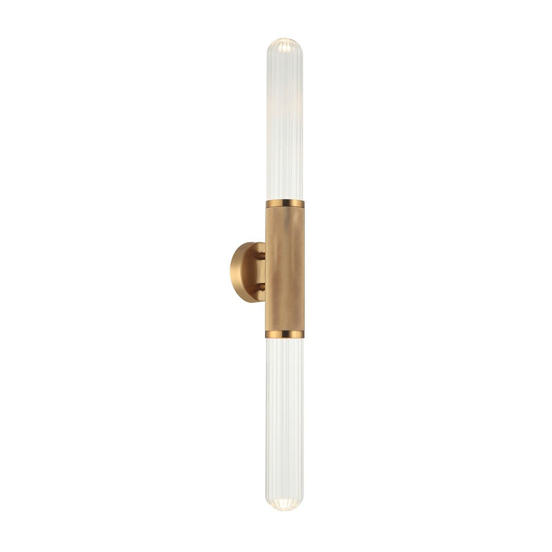 Бра Grover Gold Transparent Wall Lamp Латунь Бра Grover Gold Transparent Wall Lamp Латунь в Барнауле | Loft Concept